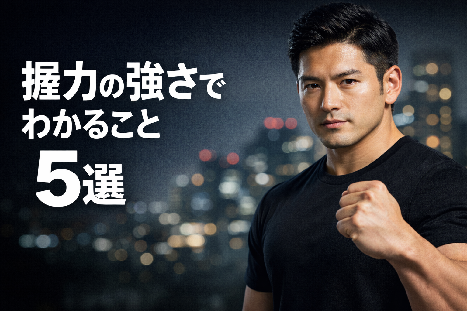 握力の強さでわかること 5選