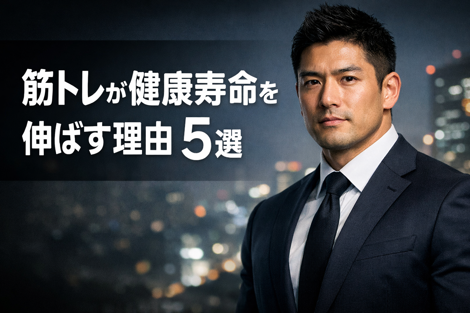 筋トレが健康寿命を伸ばす理由 5選