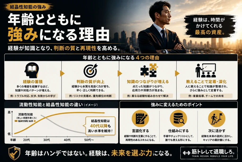 年齢とともに強みになる理由
